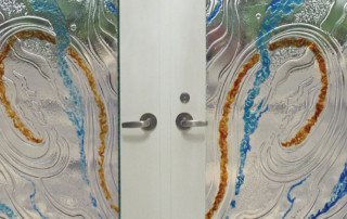 slumped glass art studio