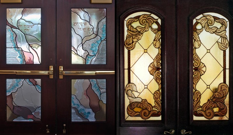 Stained Glass Door Panels