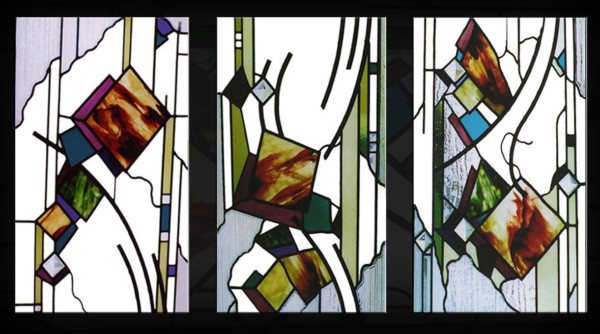 Modern Stained Glass Window Panels