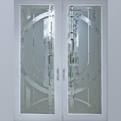 Etched Glass Doors