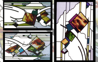 Abstract Stained Glass Art